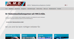 Desktop Screenshot of amd-gmbh.com