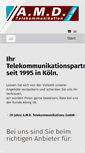 Mobile Screenshot of amd-gmbh.com